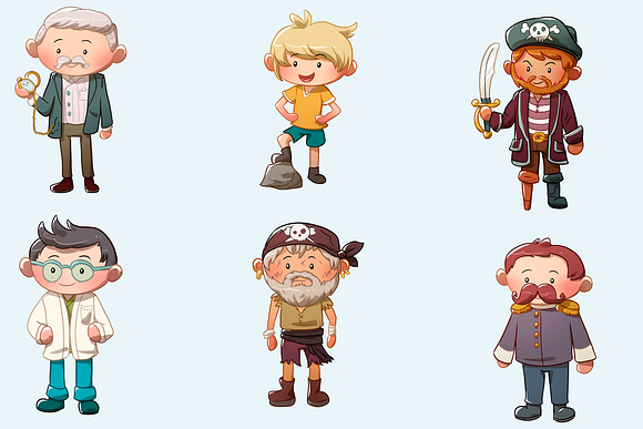 Treasure Island Clip Art Collection in Illustrations - product preview 2