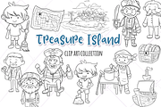 Treasure Island Digital Stamps