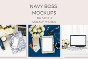 Navy Boss Mockups (18+ Images)