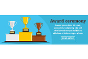 Award ceremony banner horizontal