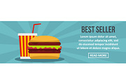 Fast food best seller banner