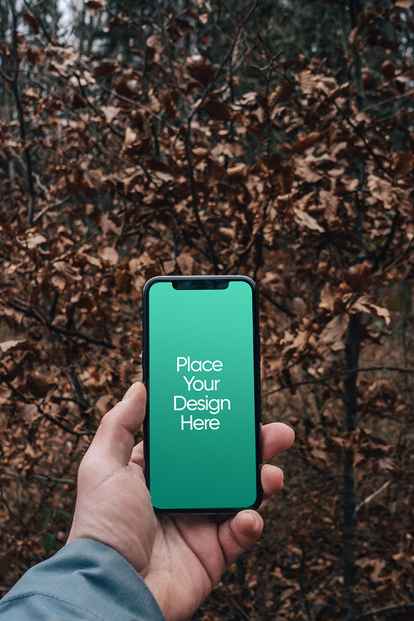 iPhone 11 Pro - Forest Mockups in Mobile & Web Mockups - product preview 13