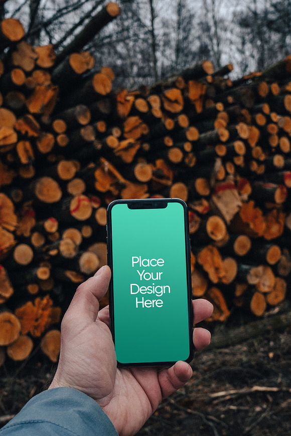 iPhone 11 Pro - Forest Mockups in Mobile & Web Mockups - product preview 15