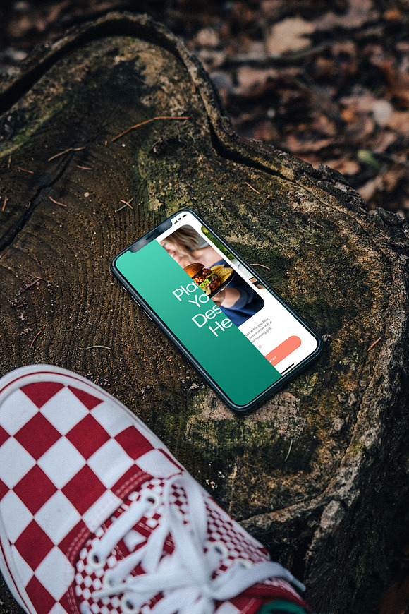 iPhone 11 Pro - Forest Mockups in Mobile & Web Mockups - product preview 17