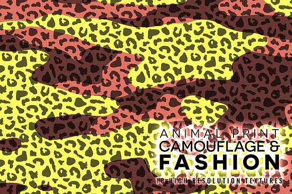 Animal Print, Camouflage and Fashion in Textures - product preview 2