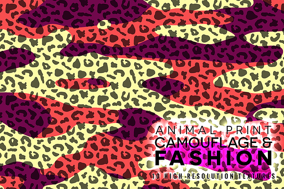 Animal Print, Camouflage and Fashion in Textures - product preview 3