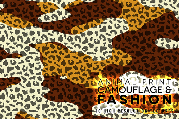 Animal Print, Camouflage and Fashion in Textures - product preview 4