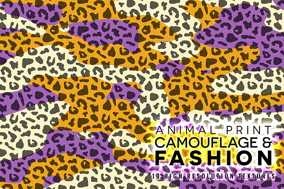Animal Print, Camouflage and Fashion in Textures - product preview 7