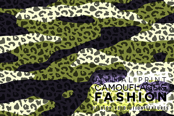Animal Print, Camouflage and Fashion in Textures - product preview 8