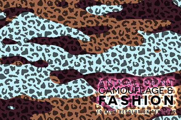 Animal Print, Camouflage and Fashion in Textures - product preview 9
