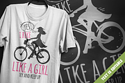 Yes, I bike like a girl