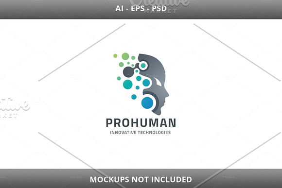 Professional Human Logo in Logo Templates - product preview 2