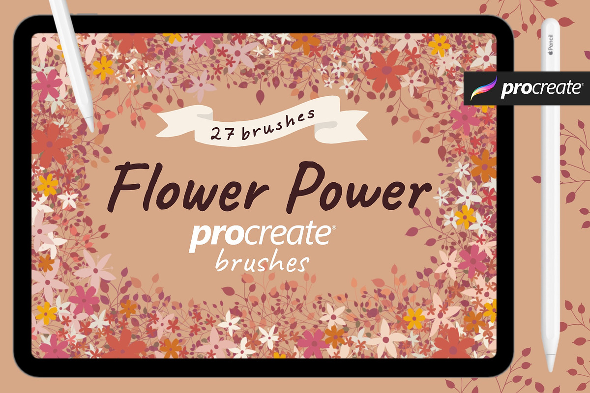 Flower Power Procreate Brushes in Add-Ons - product preview 8
