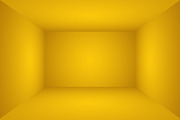 Abstract solid of shining yellow