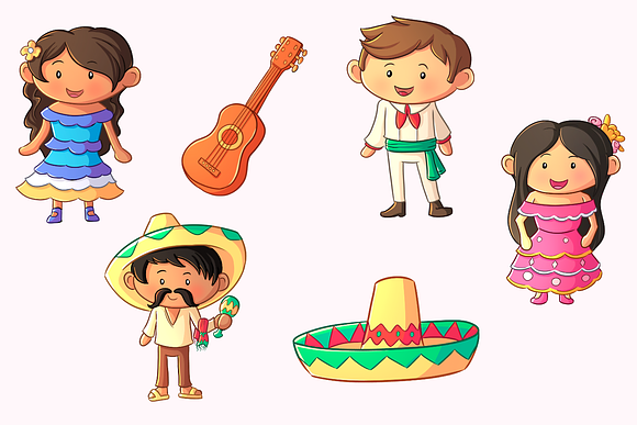 Cinco de Mayo Clip Art Collection in Illustrations - product preview 1