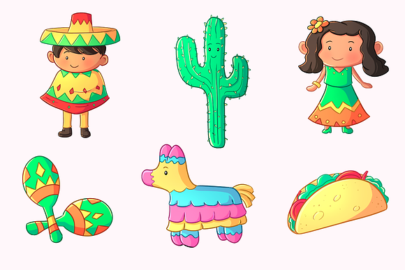 Cinco de Mayo Clip Art Collection in Illustrations - product preview 2