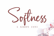 Softness//A Script Font