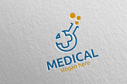 Lab Medical Hospital Logo Design 115