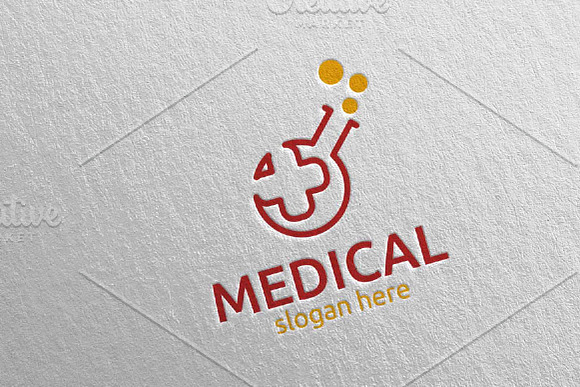 Lab Medical Hospital Logo Design 115 in Logo Templates - product preview 1