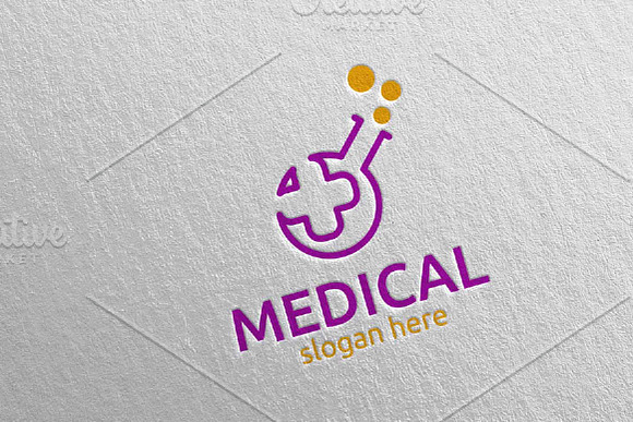 Lab Medical Hospital Logo Design 115 in Logo Templates - product preview 2
