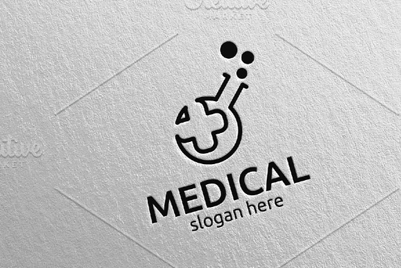 Lab Medical Hospital Logo Design 115 in Logo Templates - product preview 4