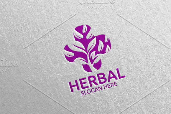 Natural Medical Hospital Logo 116 in Logo Templates - product preview 2