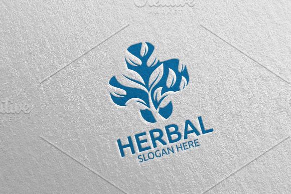 Natural Medical Hospital Logo 116 in Logo Templates - product preview 3