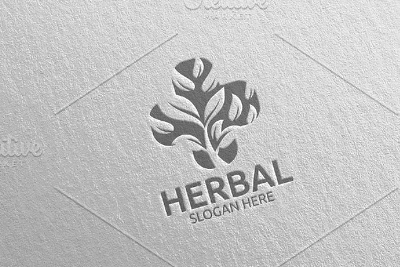Natural Medical Hospital Logo 116 in Logo Templates - product preview 4
