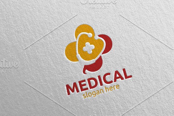 Cross Medical Hospital Logo 117 in Logo Templates - product preview 1