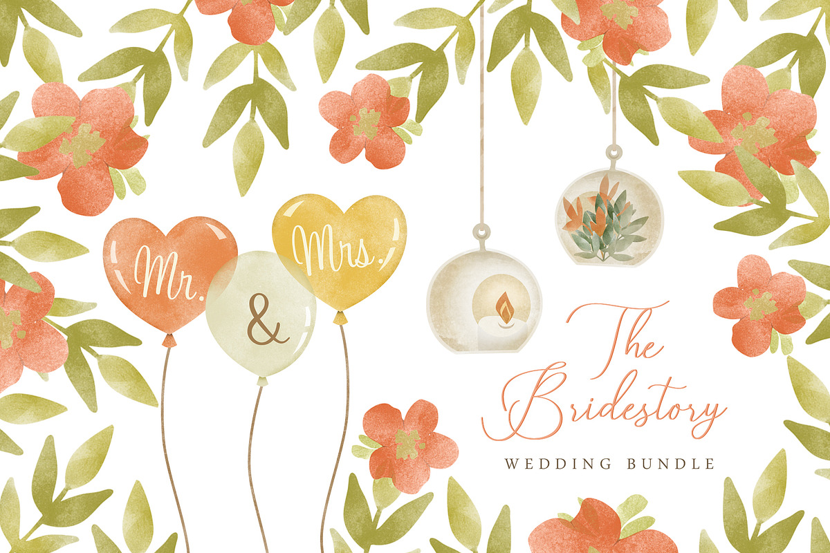 The Bridestory Wedding Bundle in Illustrations - product preview 8