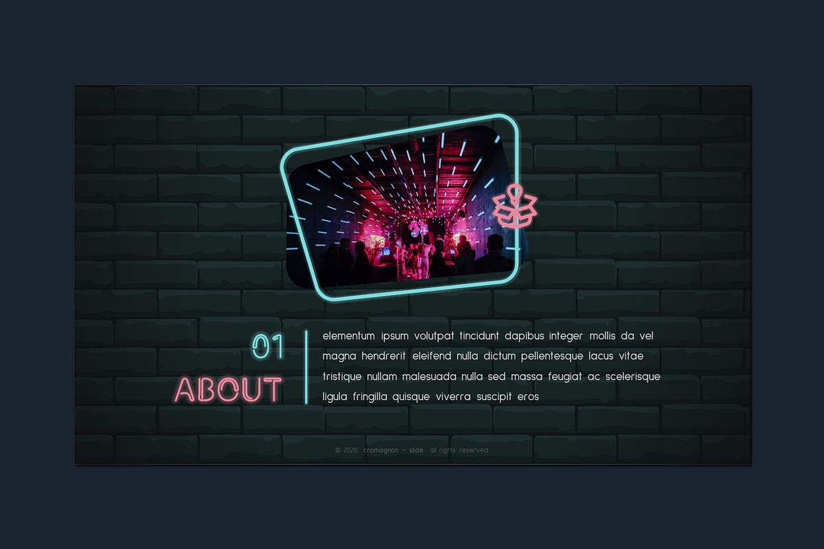 Cromagnon - Neon Keynote Template in Keynote Templates - product preview 8