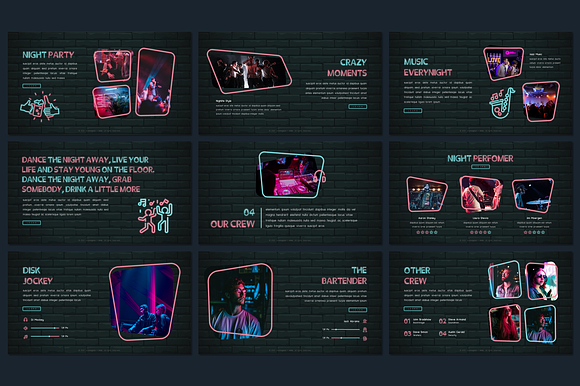 Cromagnon - Neon Keynote Template in Keynote Templates - product preview 10