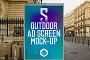 Outdoor Ad Screen MockUps 14 (v.3)