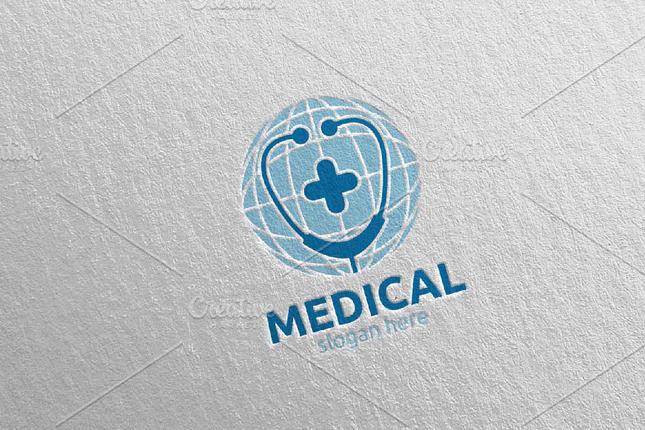 Global Cross Medical Logo 122 in Logo Templates - product preview 8