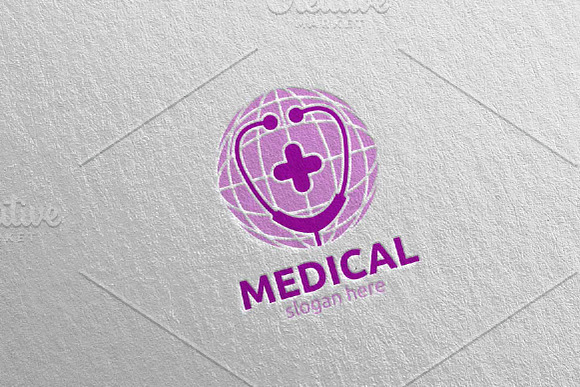 Global Cross Medical Logo 122 in Logo Templates - product preview 1
