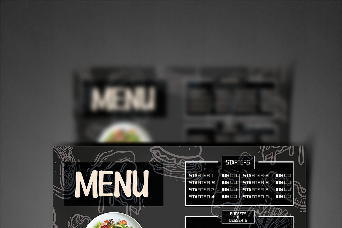Food Menu Template in Flyer Templates - product preview 8