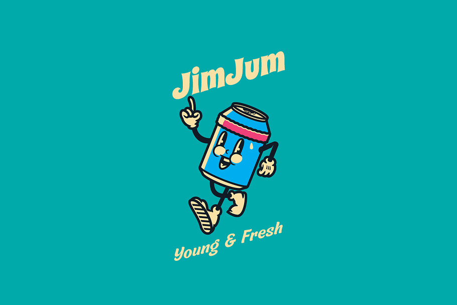 Jim Jum Logo Template