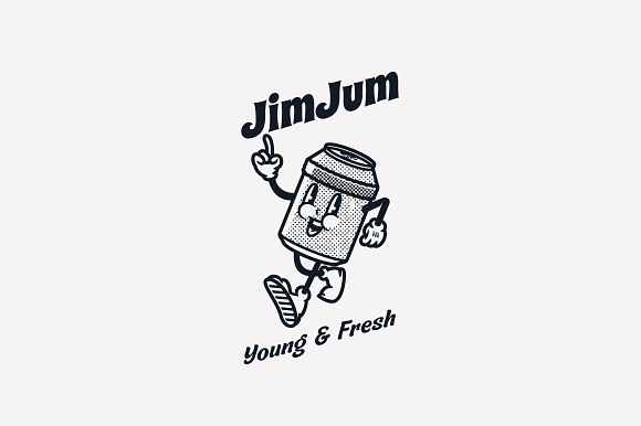 Jim Jum Logo Template in Logo Templates - product preview 2