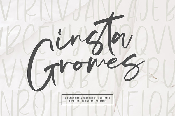 Insta Gromes - Font Duo