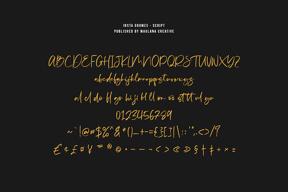 Insta Gromes - Font Duo in Script Fonts - product preview 7