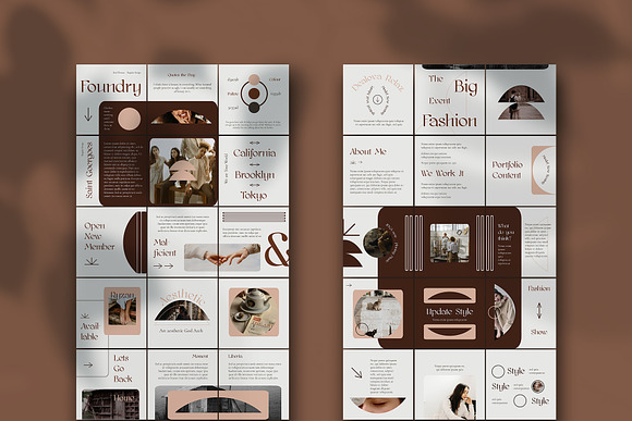 Ghe-Yobii Puzzle Instagram Feed in Instagram Templates - product preview 1