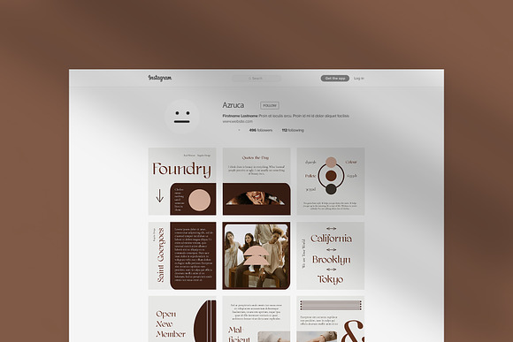 Ghe-Yobii Puzzle Instagram Feed in Instagram Templates - product preview 3
