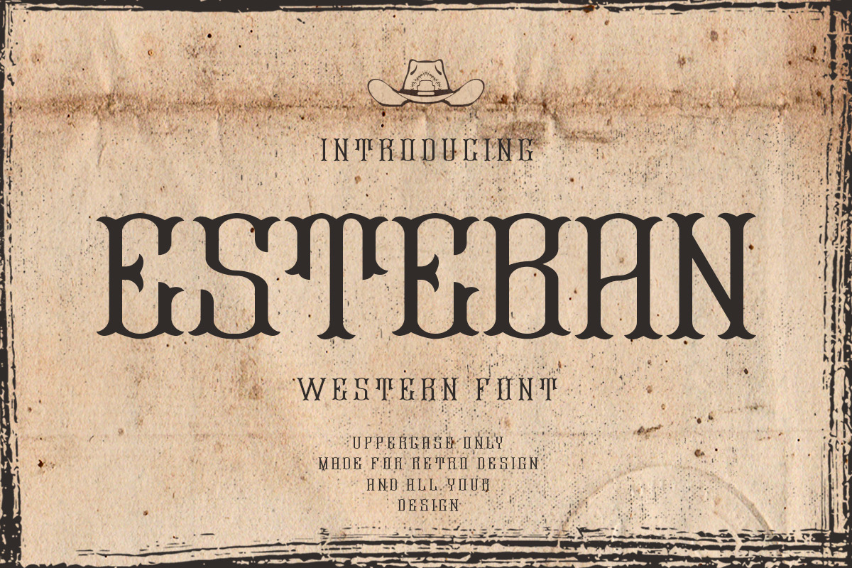 Esteban | Western Font in Serif Fonts - product preview 8