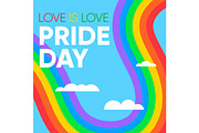 Simple Pride Day Flag
