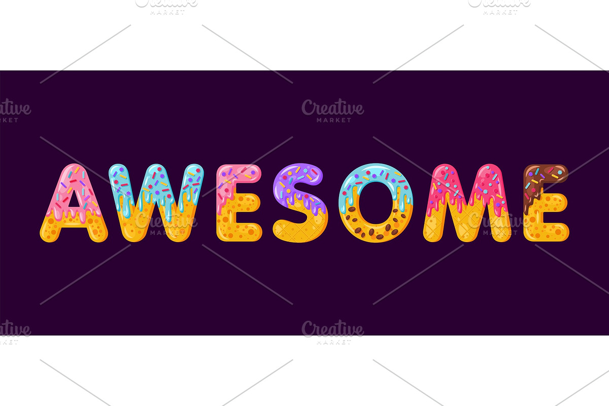 Awesome biscuit vector lettering in Add-Ons - product preview 8