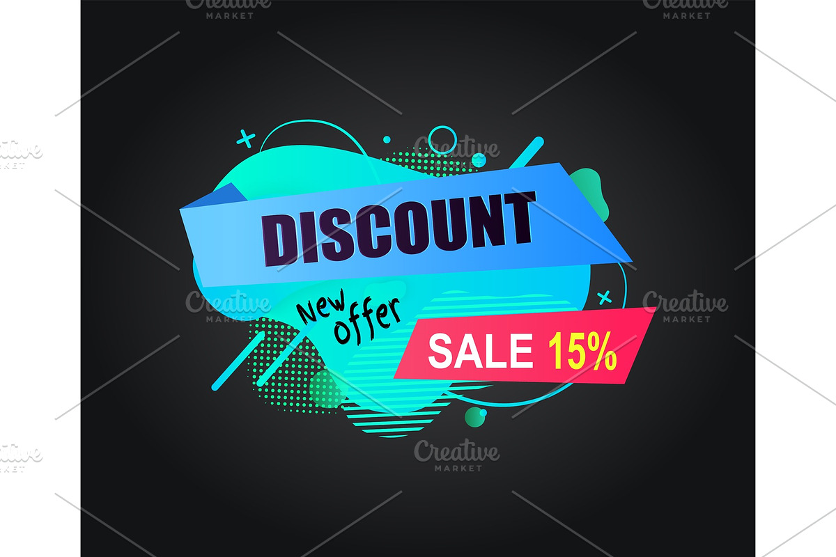 Discount New Offer Sale 15 Percents in Illustrations - product preview 8