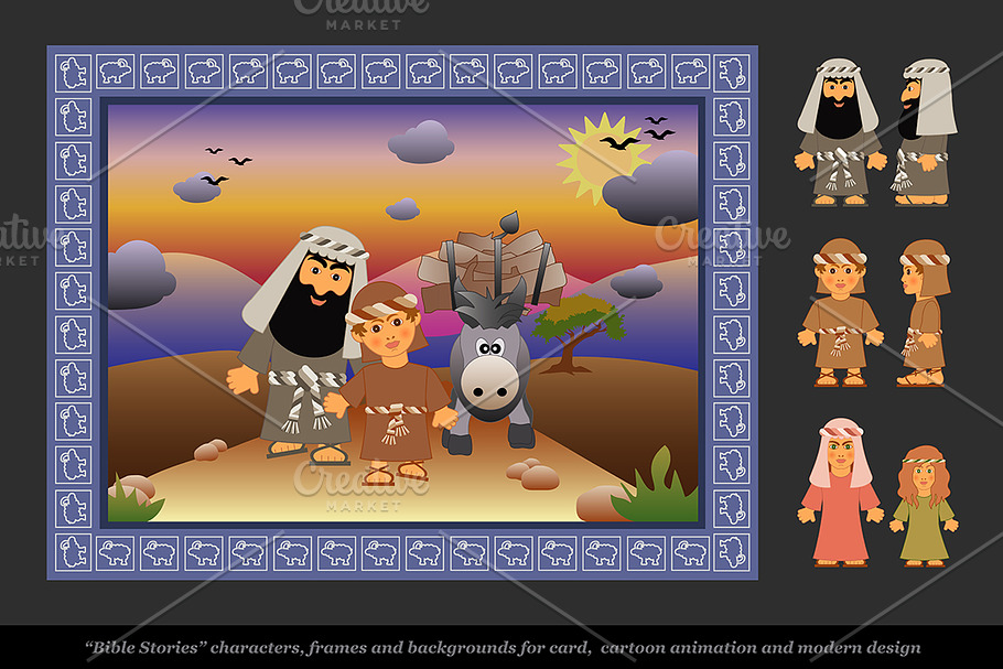 Сharacters of the biblical stories in Illustrations - product preview 8
