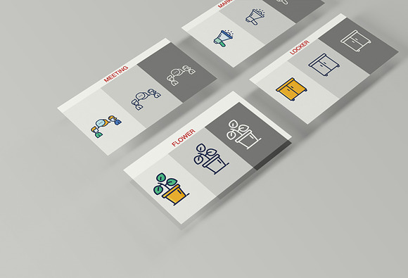 Smart Flat Keynote Icon Set in Keynote Templates - product preview 2