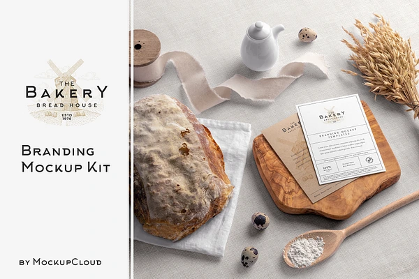 Bakery Branding Mockup Kit