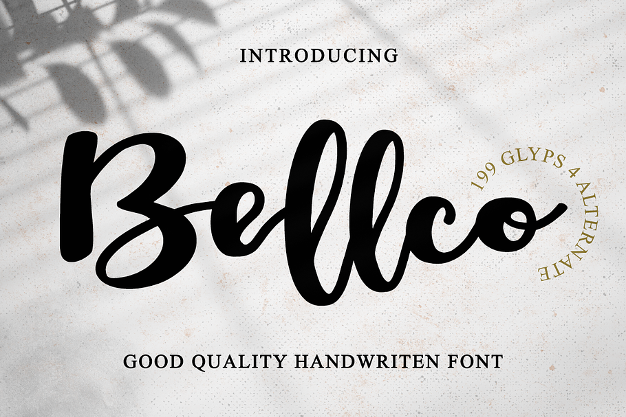 Bellco -Classic fonts